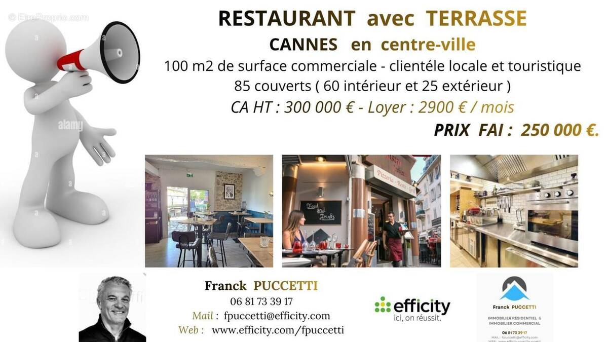 Commerce à CANNES