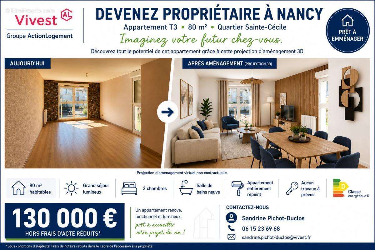 Appartement F3 NANCY - photo 8