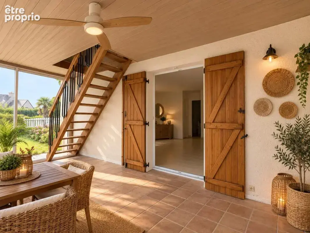 ARZON – Maison avec véranda, jardin arboré et beau potentiel de rénovation - photo 5