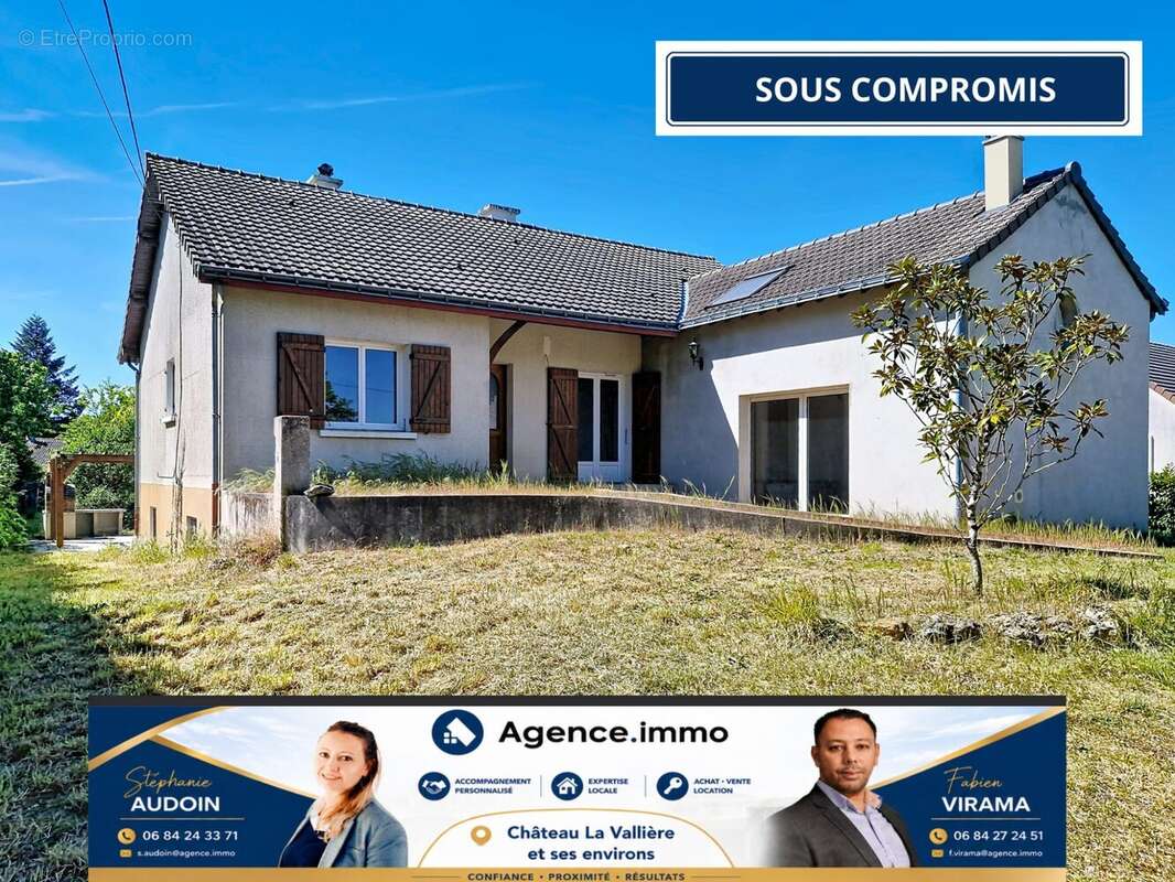 Maison à CHANNAY-SUR-LATHAN