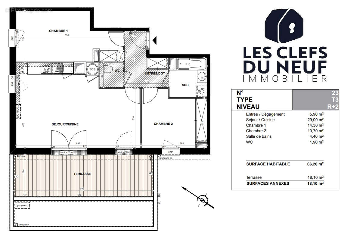 Appartement à TOULOUSE