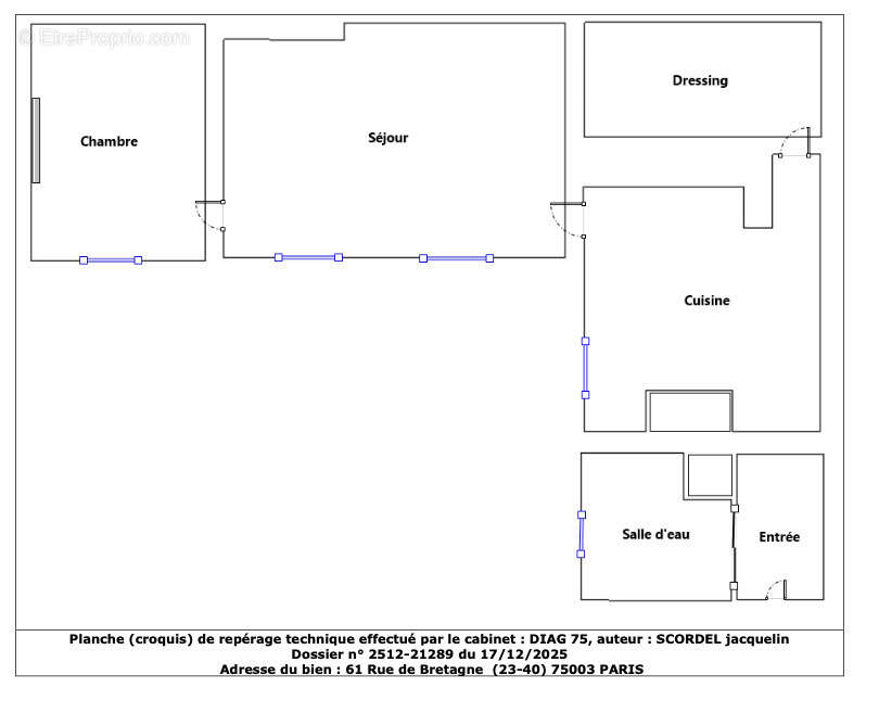Appartement à PARIS-3E