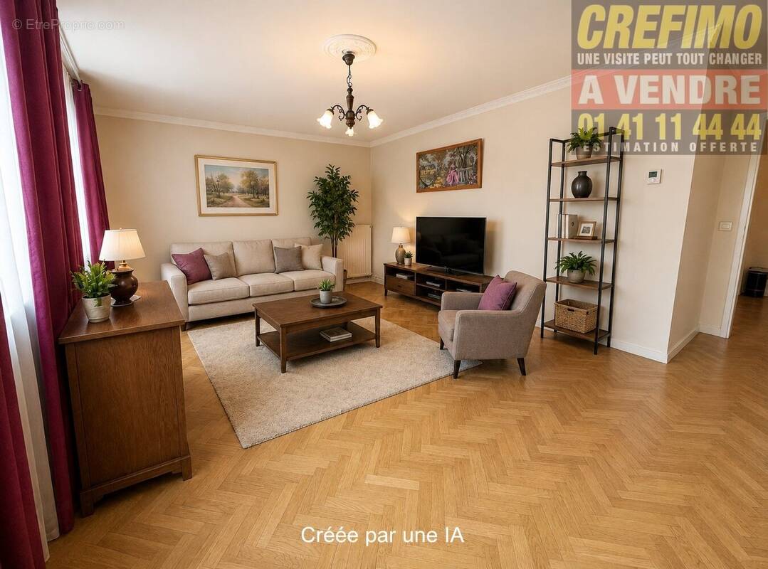 À Asnières-sur-Seine, découvrez un 3 pièces lumineux avec balcon, idéalement situé à deux pas du métro Gabriel Péri ! Agence imm - photo 2