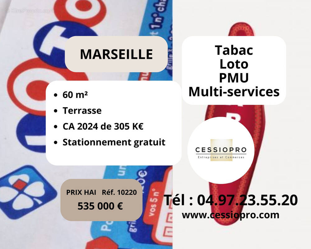 Commerce à MARSEILLE-13E
