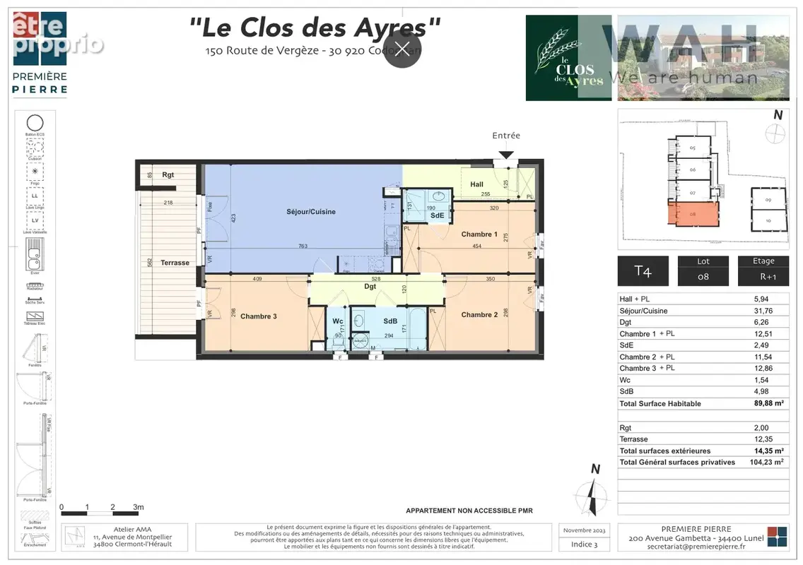 Appartement t4 - neuf - 30920 codognan - photo 2