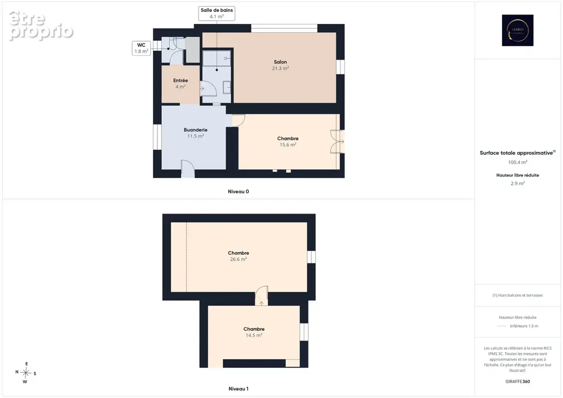 Partie de Mas de 100 m2 sur une parcelle de 940 m2. - photo 9