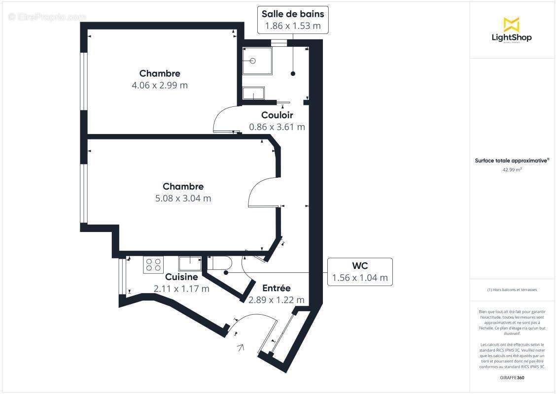 Appartement à PARIS-15E