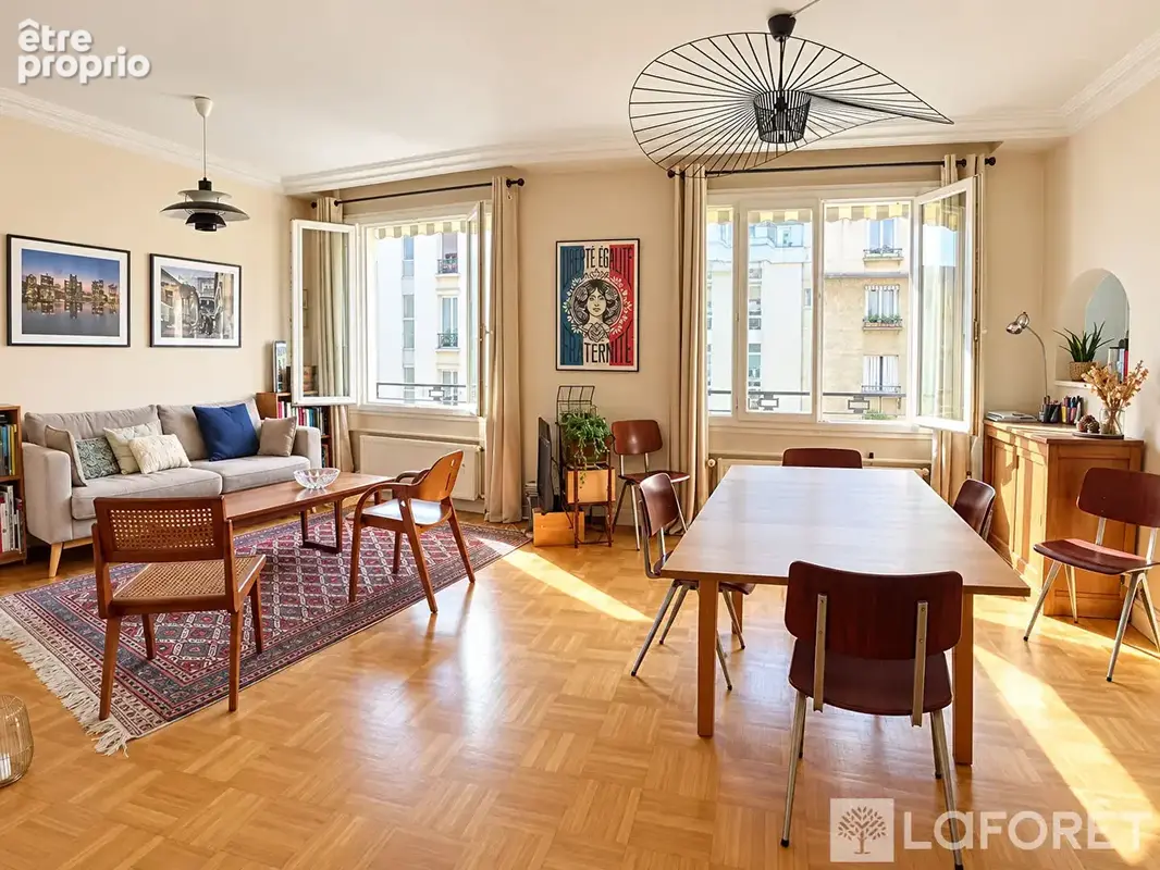 Boulogne-billancourt - limite paris xvi - 5 pieces - 93 m2 - 3 chambres - photo 2