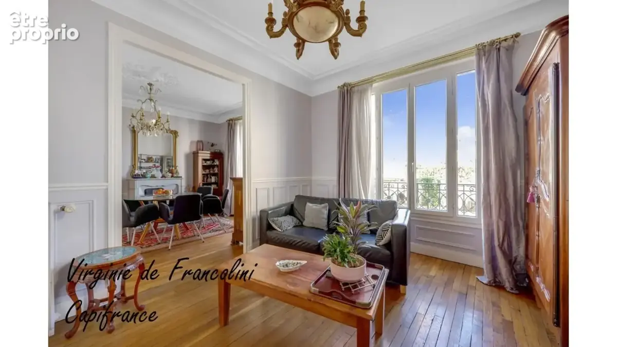 A vendre-Meulière-Centre-Ville-7 pièces-Parcelle de 500 m²-garages-Sous-sol-11 mn à pied RER E-6mn en voiture RER A - photo 3