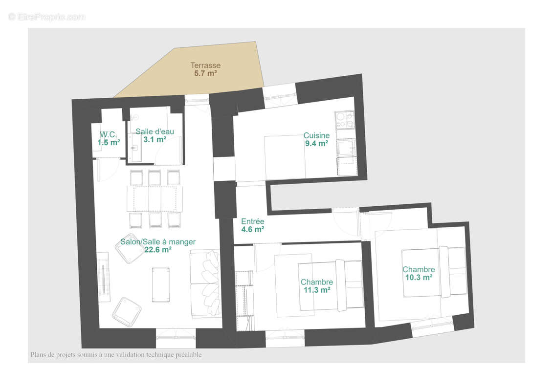 Appartement à LE CHATELET-EN-BRIE
