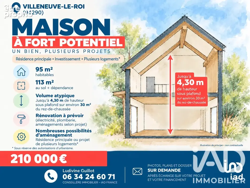 Photo 1 - Maison à VILLENEUVE-LE-ROI