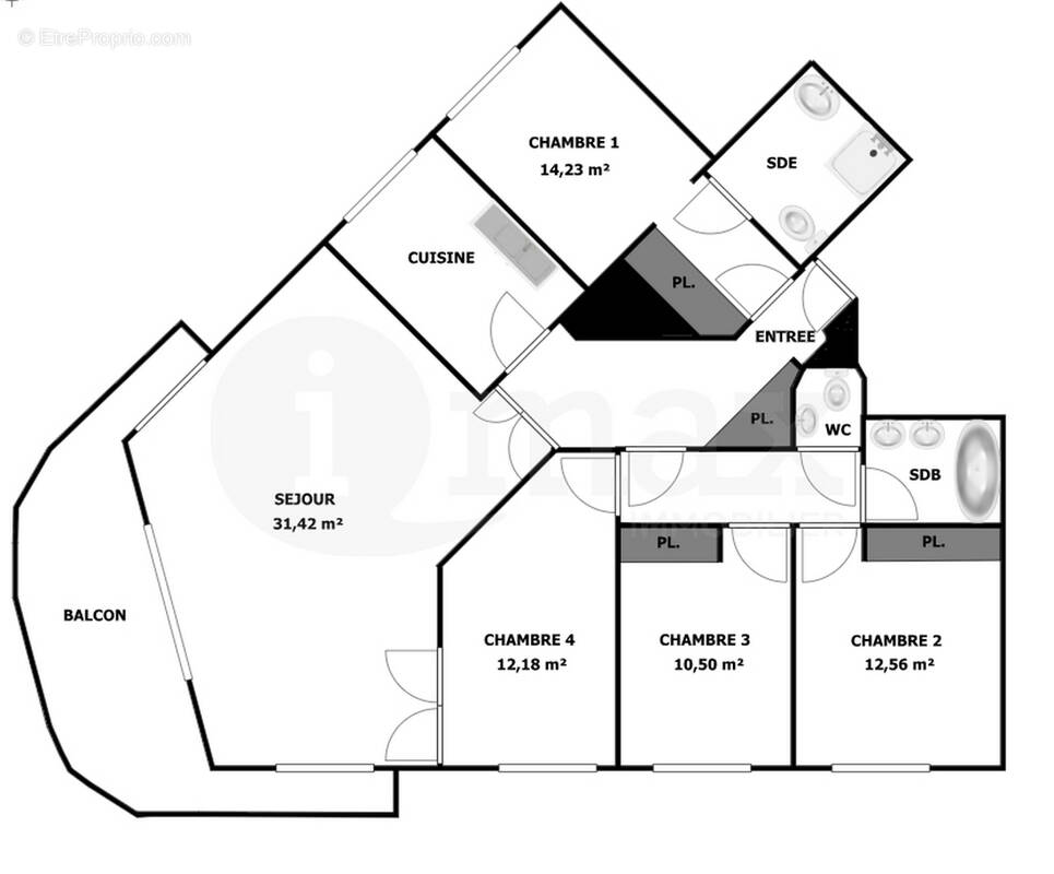 Appartement à LEVALLOIS-PERRET