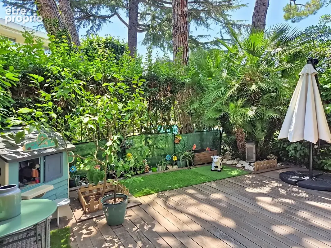 Appartement 3 p duplex rdj / le cannet - photo 2