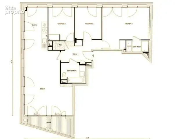 Appartement lumineux 4 pièces de 100m2 avec Balcon Paris 12e - BEL AIR - photo 8