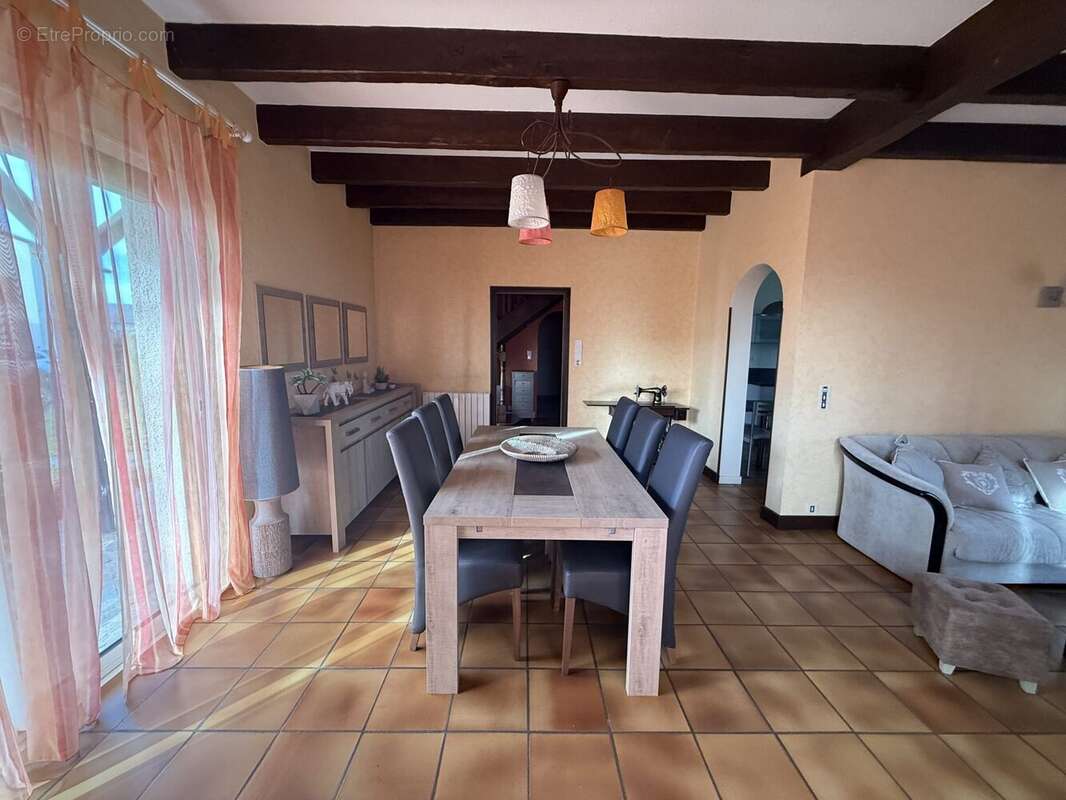 Séjour salle à mager - Maison à ONET-LE-CHATEAU
