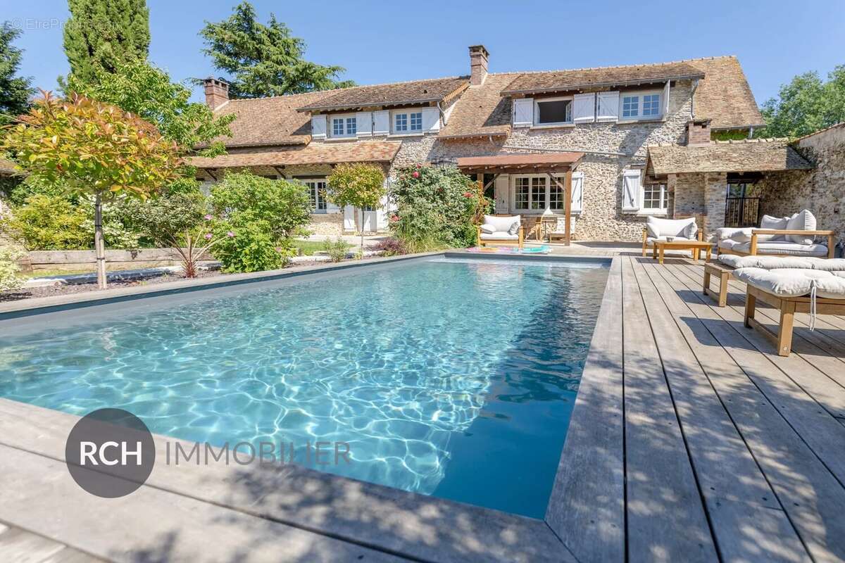 Limitrophe Houdan - Charmante maison ancienne avec maison d'amis et piscine - photo 21
