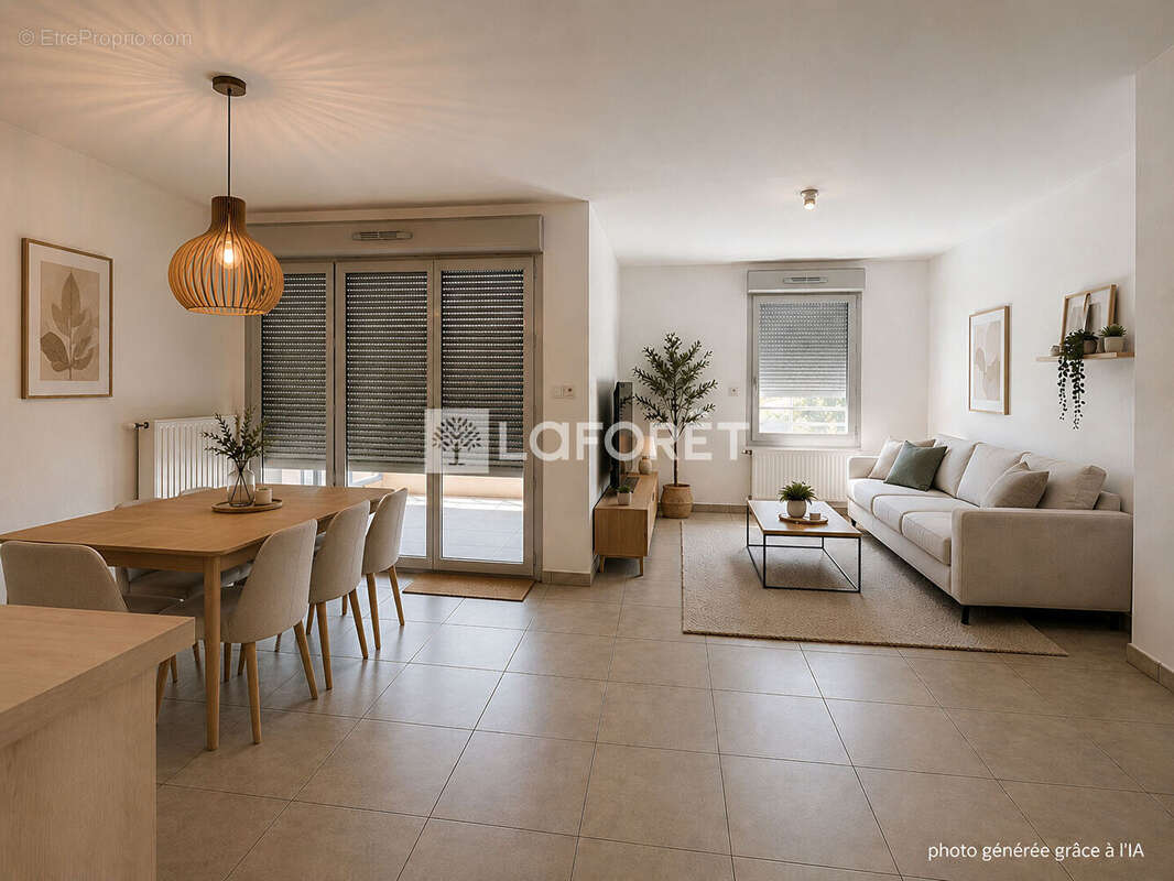 À VENDRE. Appartement Reyrieux 3 pièce(s) 60.53 m2 - photo 2
