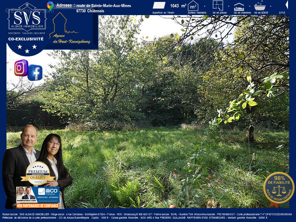 Terrain à CHATENOIS