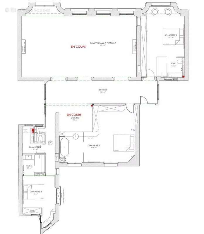 Exclusivité -  avenue rapp - appartement de réception - 3 suites - photo 16