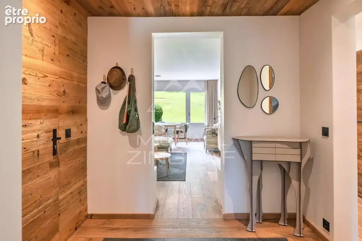Appartement Rez-de-Jardin "coup de coeur" - 3 pièces - Cheminée - Rénové - Megève - photo 3