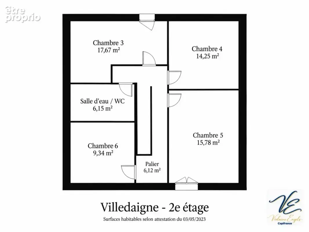 Maison de caractère – 6 chambres, ascenseur, terrasse et vue sur les vignes – villedaigne - photo 25