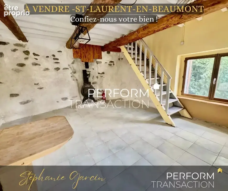 SAINT LAURENT EN BEAUMONT-Maison avec terrasse et cave - photo 1