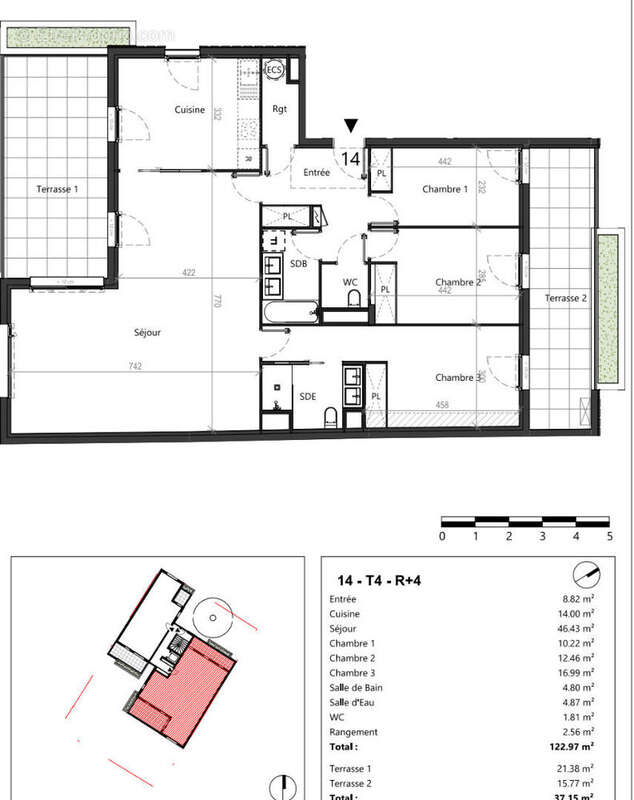 Appartement à TOULOUSE
