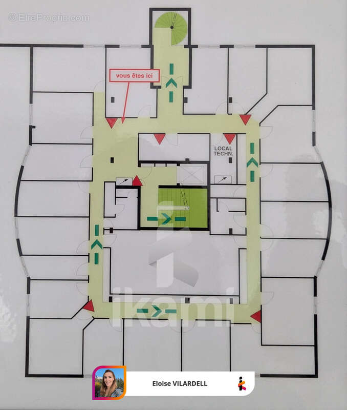 Dernier étage plateau aménagé en bureaux - photo 10