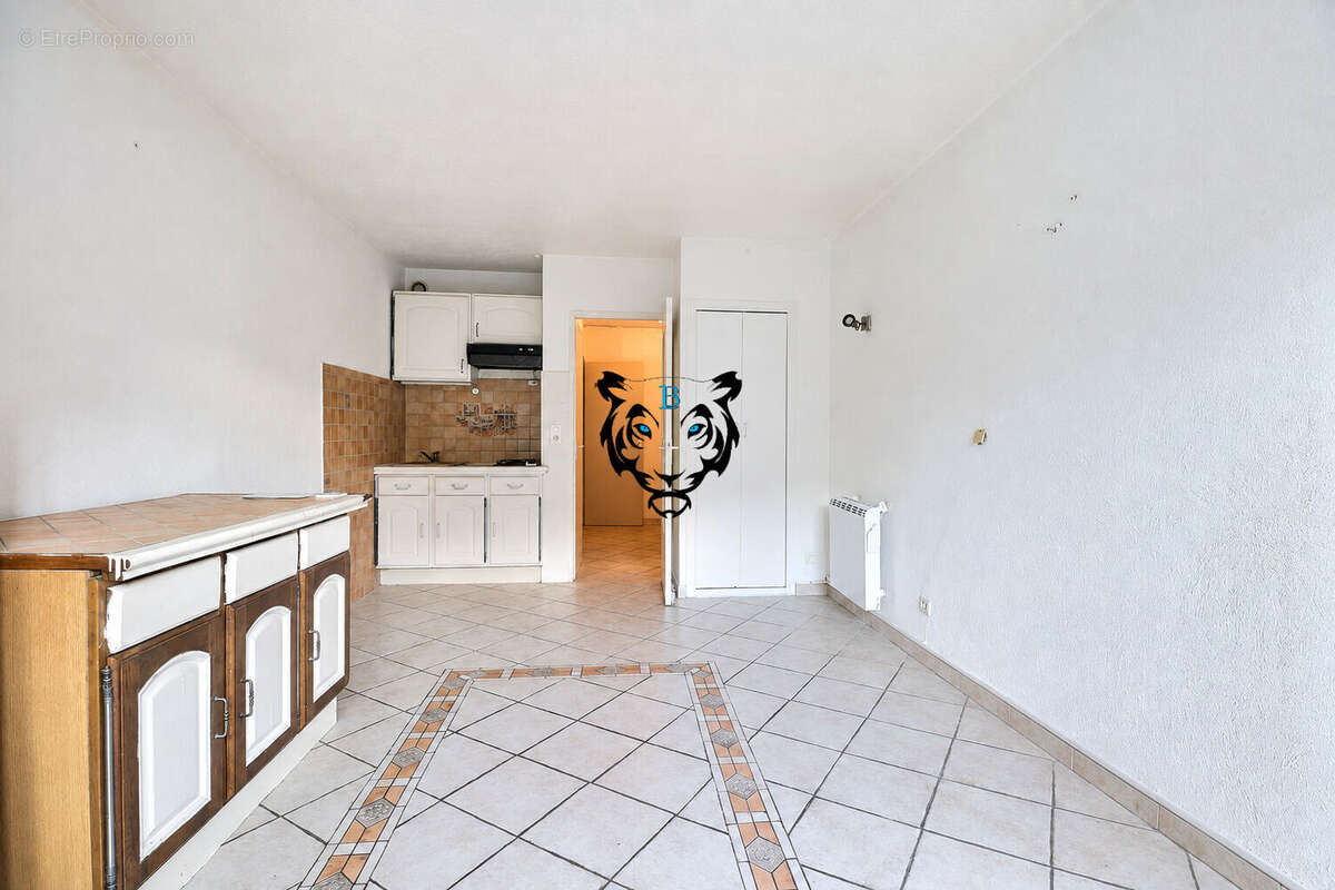 Studio rez de chaussée - terrasse - parking - cave - 26.37 m2 - photo 4