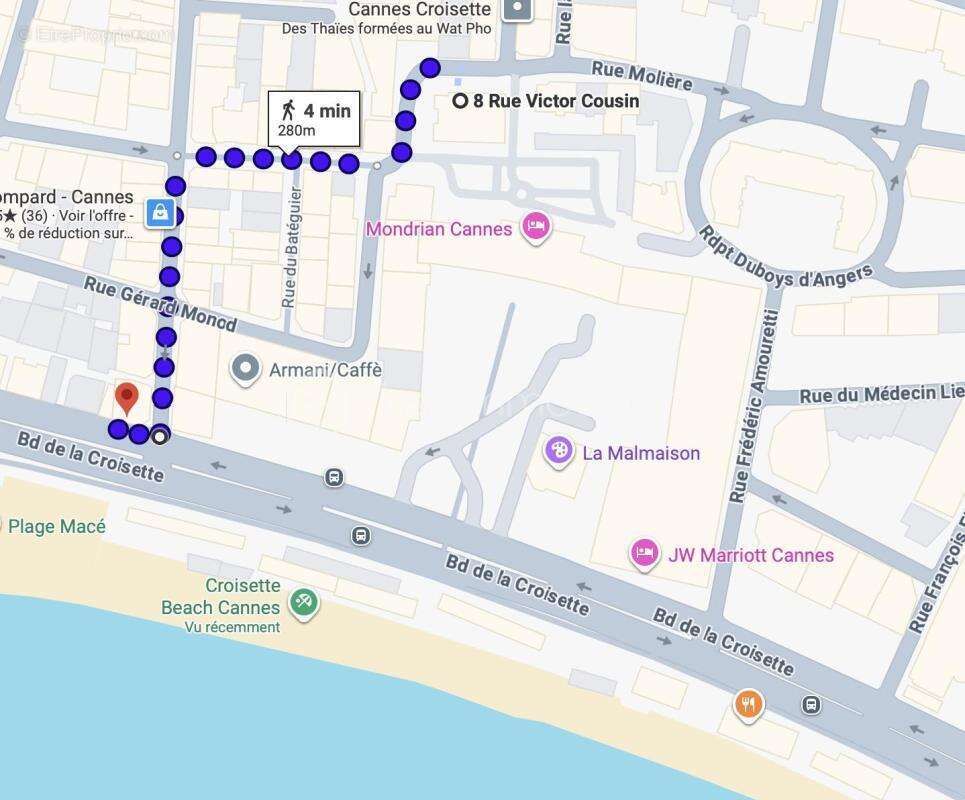 Cannes – banane carré d’or – 4 pièces – 3 chambres – terrasse 44 m² – parking – cellier - photo 10