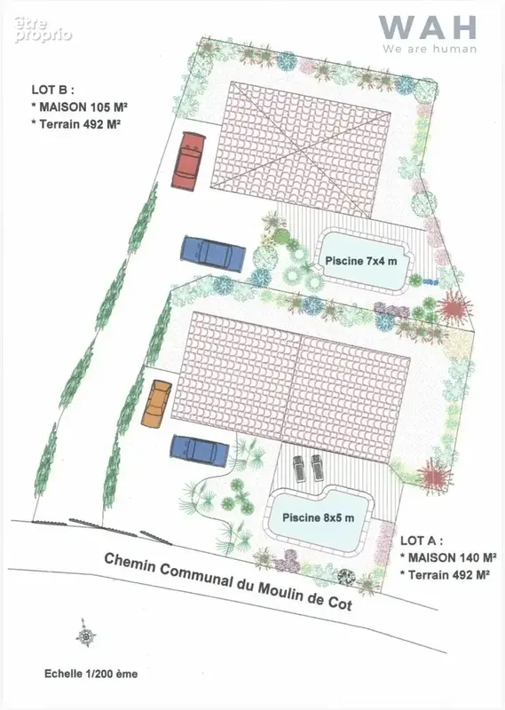 Vente terrain a batir 492m2 34800 clermont l'herault - photo 7