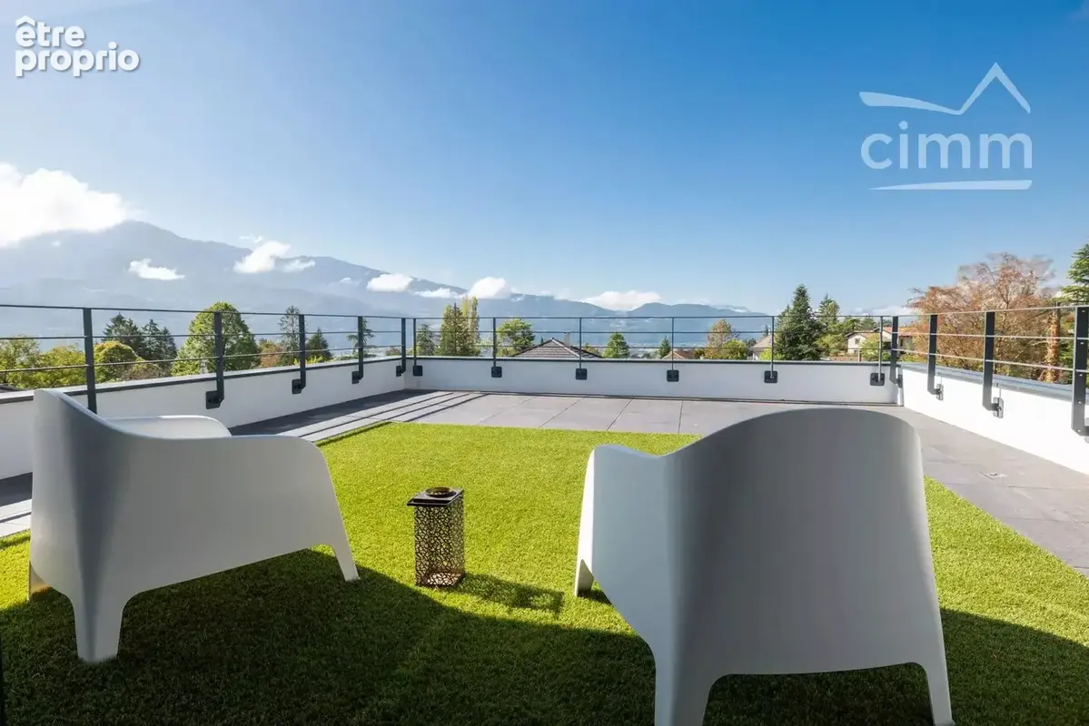 Saint-ismier — maison d’architecte contemporaine avec piscine chauffée, climatisation et vue belledonne - photo 17