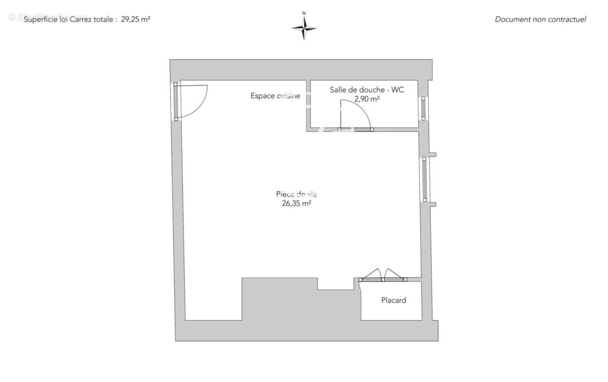 Paris 6e - RUE MONSIEUR LE PRINCE - Studio - 29,25m² Carrez - Entièrement rénové - photo 10