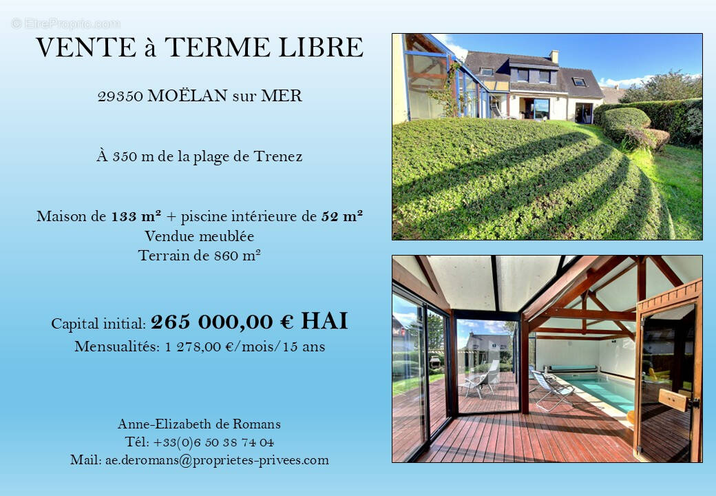Maison à MOELAN-SUR-MER