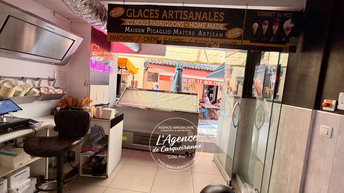 A vendre fonds de commerce glacier artisanal 27 m2 avec laboratoire ouvert 6 mois dans l'annee idealement situe dans le centre d - photo 14