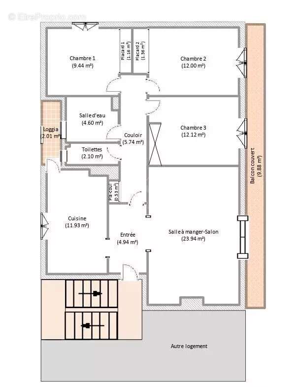 Appartement à GHISONACCIA