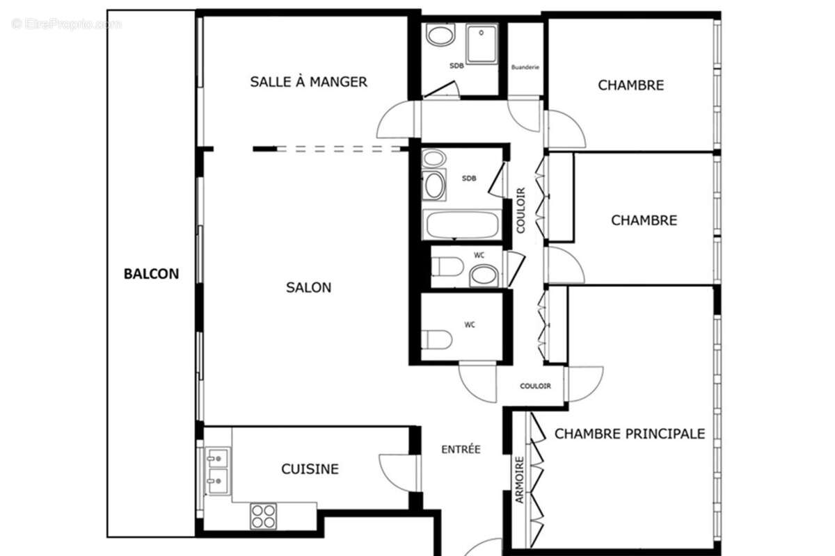 Appartement à PARIS-6E