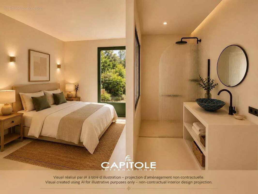 Antibes – villa d’exception rénovée avec vue mer  prestations ultra luxe - photo 22