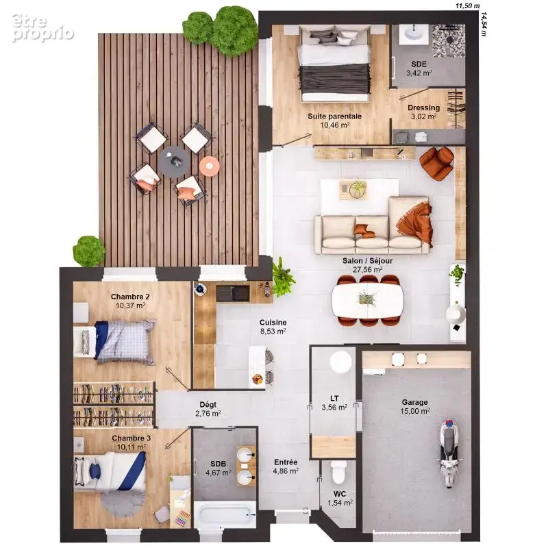 Maison 5 pièces 91 m2 - photo 7