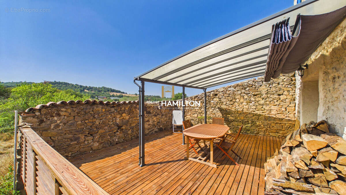 Maison en pierre avec terrasse surélevée près de monestiés et cordes-sur-ciel - photo 3