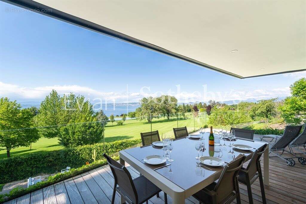 Golf evian villa contemporaine vue lac panoramique - photo 5