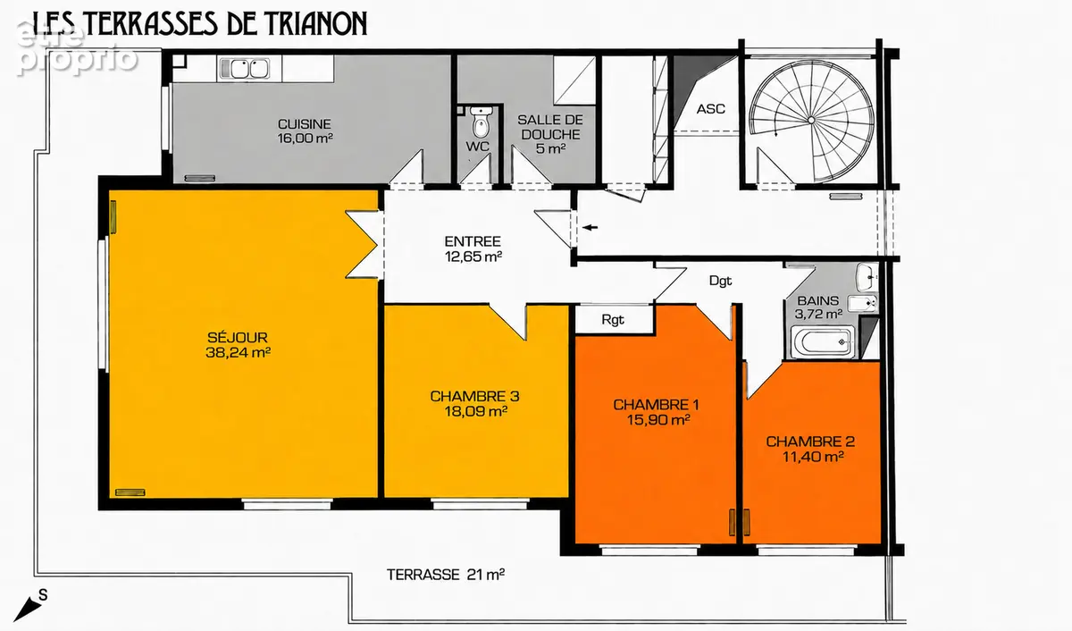 Appartement 5 pièces à vendre à Tours - Quartier Saint-Symphorien, calme et verdoyant - photo 18