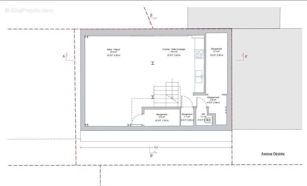 Maison à LA GARENNE-COLOMBES