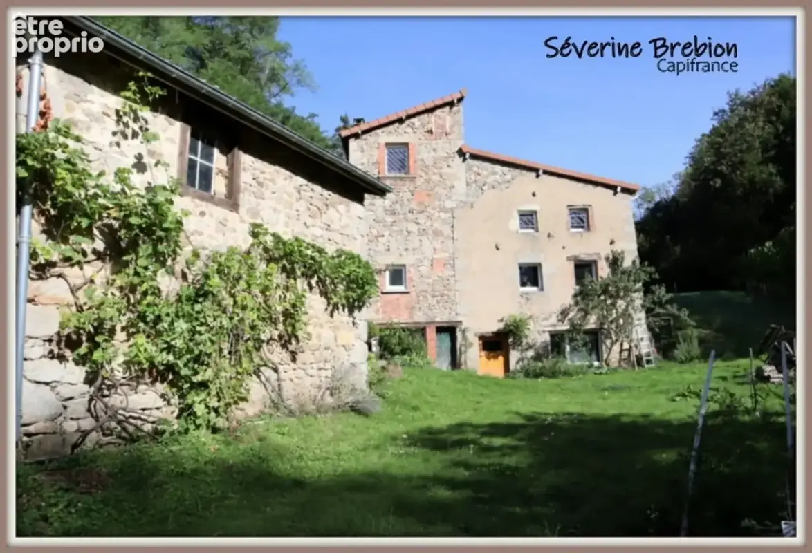  Maison rénovée en pierre de 166 m², 4 chambres, vaste séjour, dépendance, assainissement OK, avec ancien moulin et terrain de 1 - photo 37