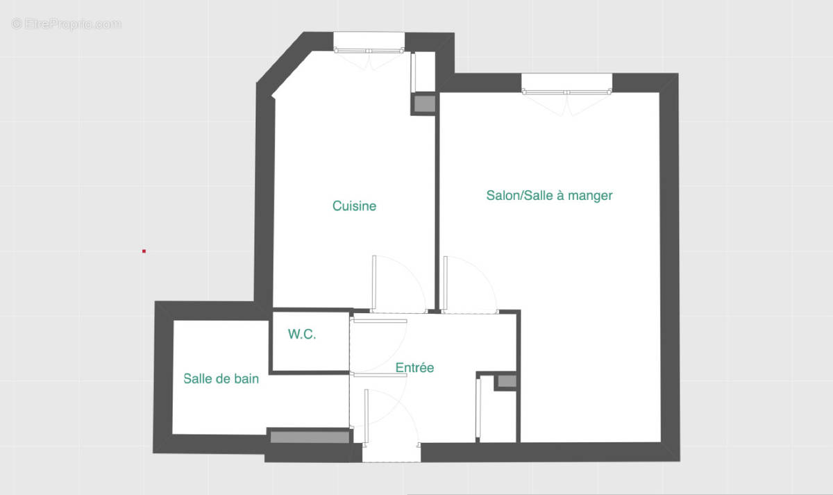 Studio Grenoble Bd Foch - photo 3