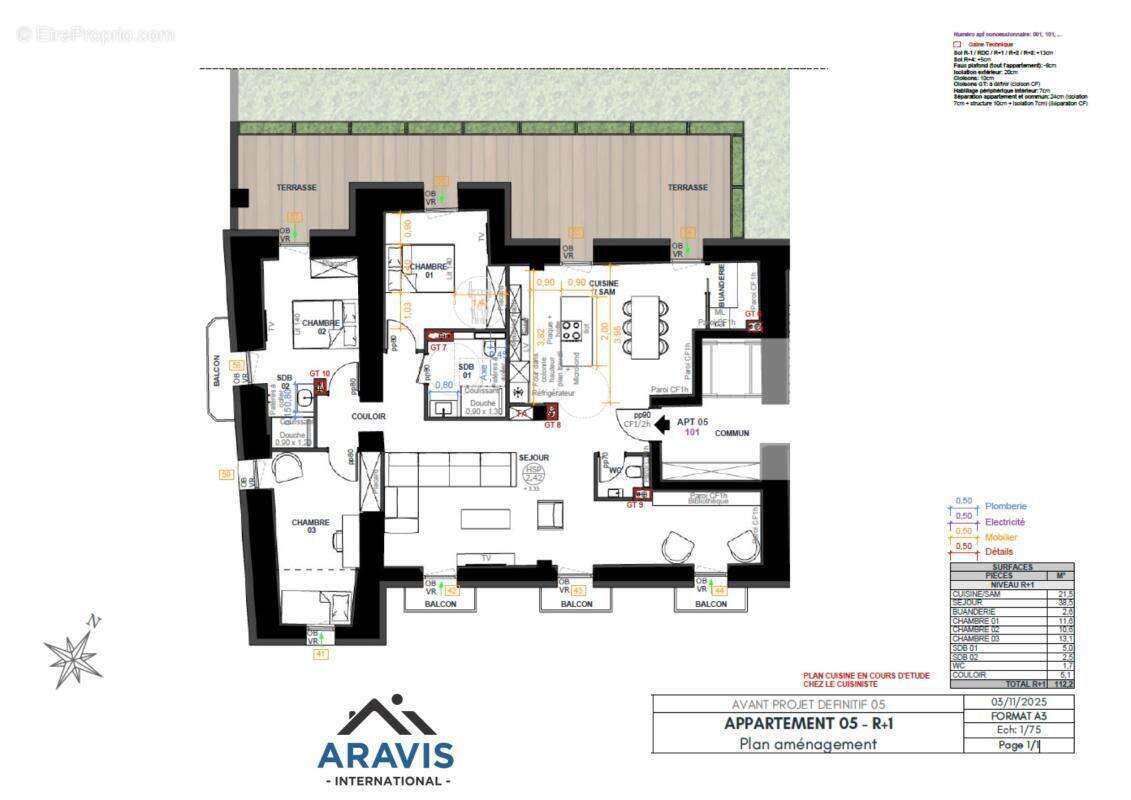 Appartement à LES VILLARDS-SUR-THONES