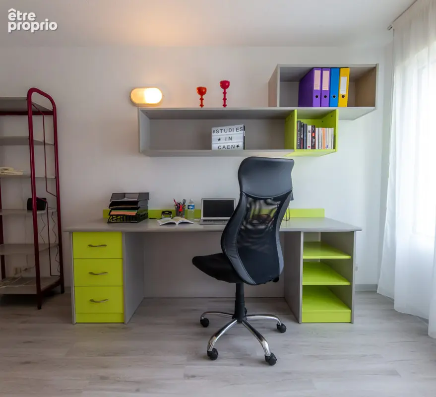 Appartement caen  - sphinx residences - les  doges - studio  - lmnp - photo 2