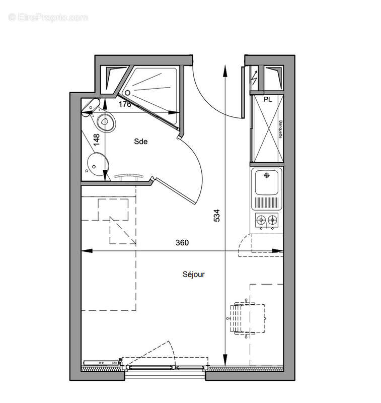 Appartement à LEVALLOIS-PERRET