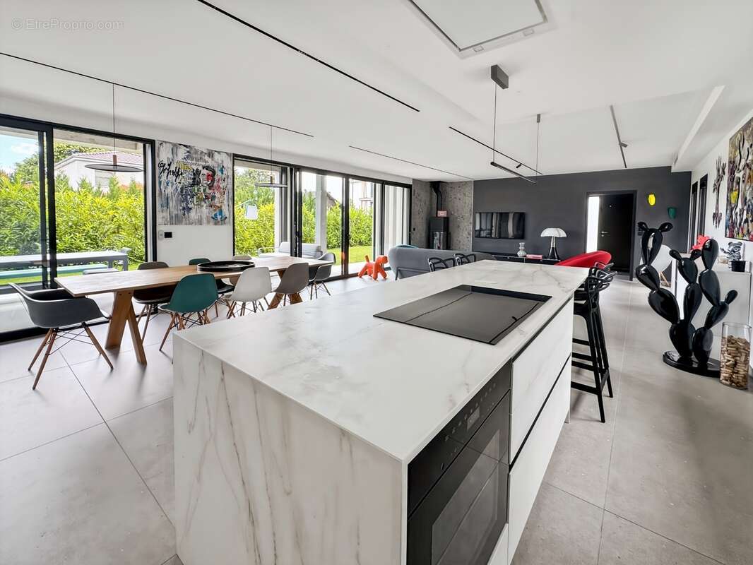 Maison d'architecte + T1bis d'exception à vendre au centre de DIVONNE LES BAINS - photo 3