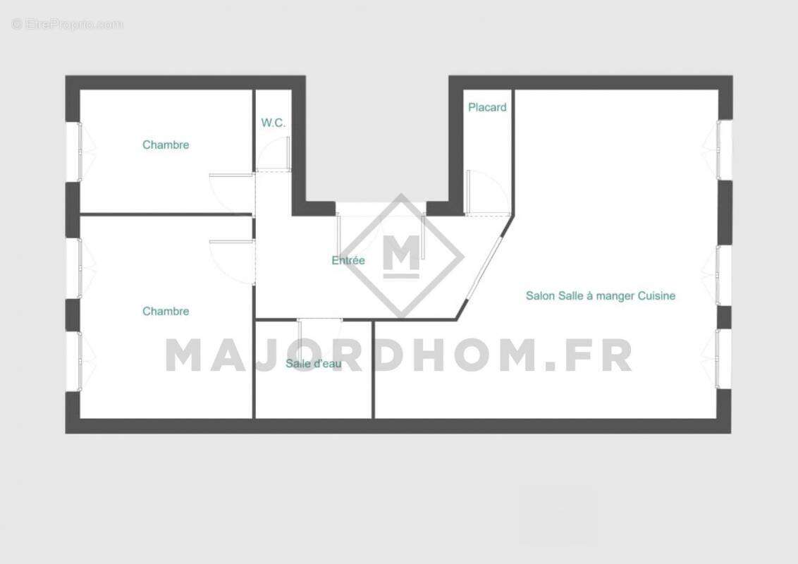 Appartement à MARSEILLE-1E